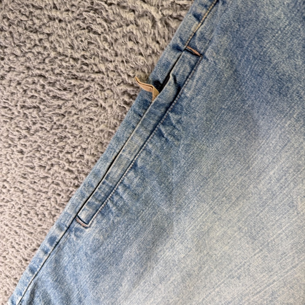 Vintage Conic Shorts Men's 36 Blue Cotton Denim Bermuda Baggy Faded Streetwear - Picture 4 of 12